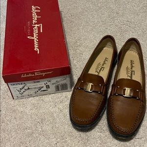 Salvatore Ferragamo Monza Brown Loafer